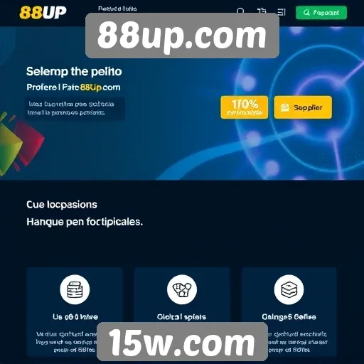 Análise das funcionalidades do site 88up.com
